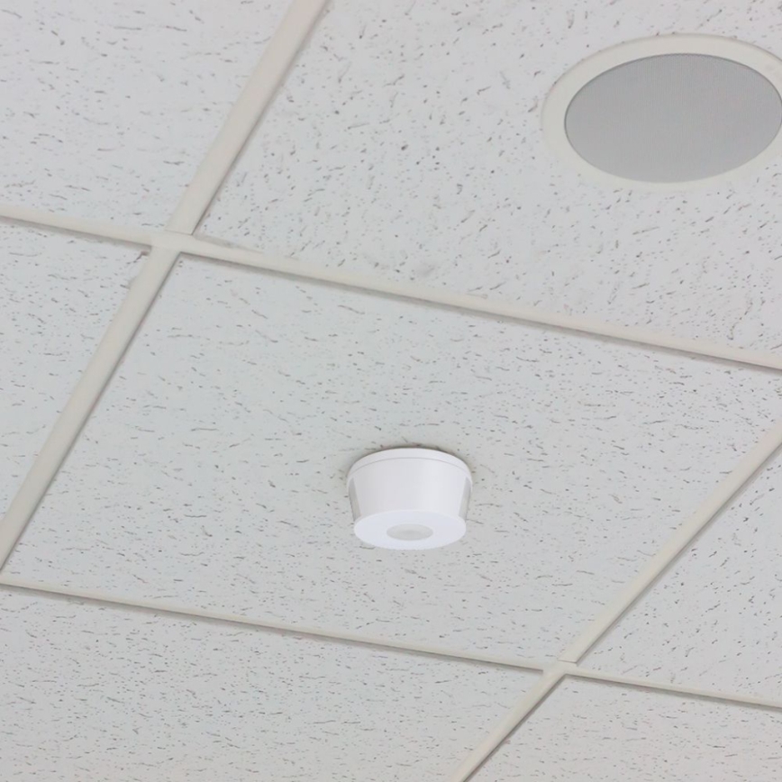 Infraröd rörelsesensor 360° 230V vit