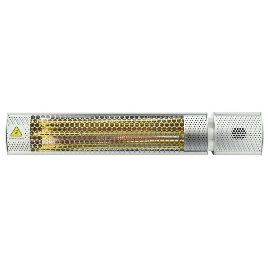 Infraröd värmare 1000/2000W/230V IP55 + fjärrkontroll