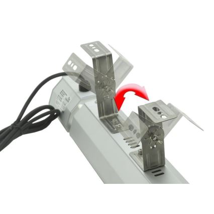 Infraröd värmare 1000/2000W/230V IP55 + fjärrkontroll