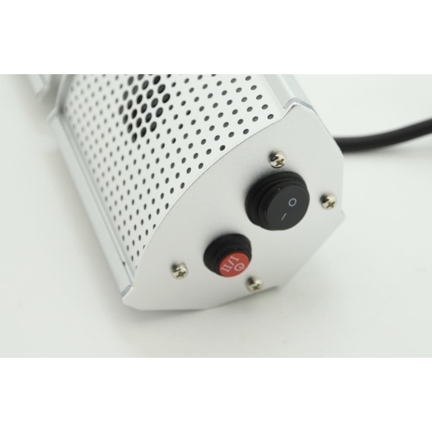 Infraröd värmare 1000/2000W/230V IP55 + fjärrkontroll