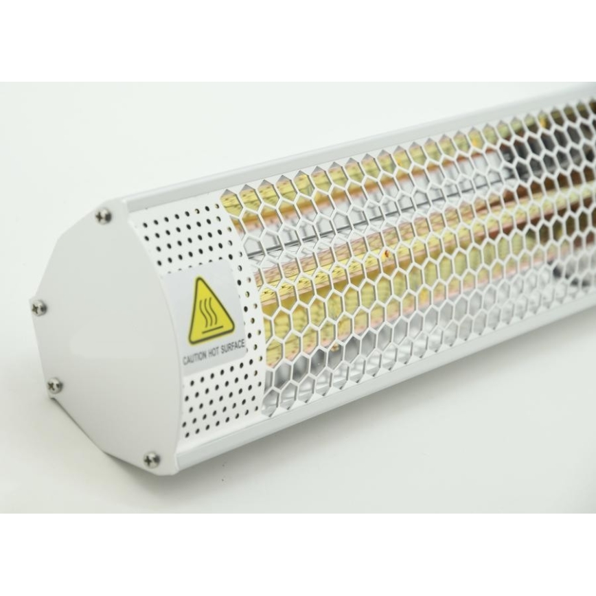 Infraröd värmare 1000/2000W/230V IP55 + fjärrkontroll