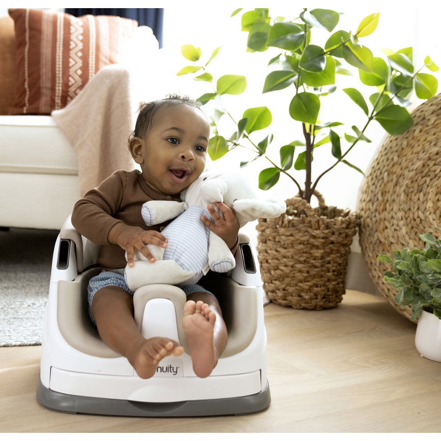 Ingenuity - 2-i-1 sittdyna för matstol BABY BASE beige