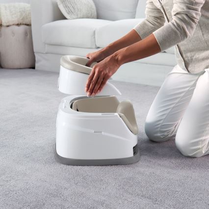 Ingenuity - 2-i-1 sittdyna för matstol BABY BASE beige