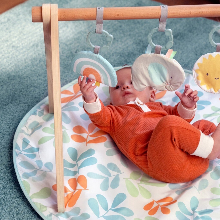 Ingenuity - Barnfilt för lek med en trätrapets SOL VALLEY