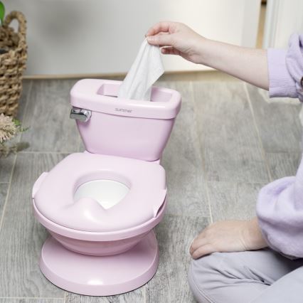 Ingenuity - Barnpottstol MY SIZE med ljud, rosa, 2xAAA