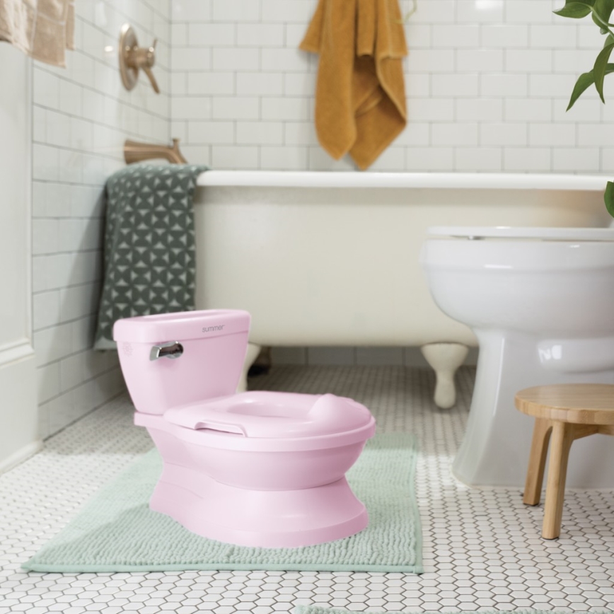Ingenuity - Barnpottstol MY SIZE med ljud, rosa, 2xAAA
