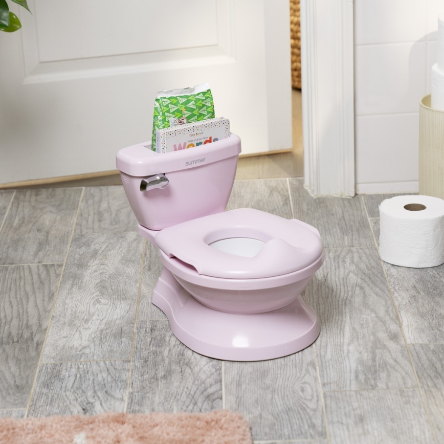 Ingenuity - Barnpottstol MY SIZE med ljud, rosa, 2xAAA