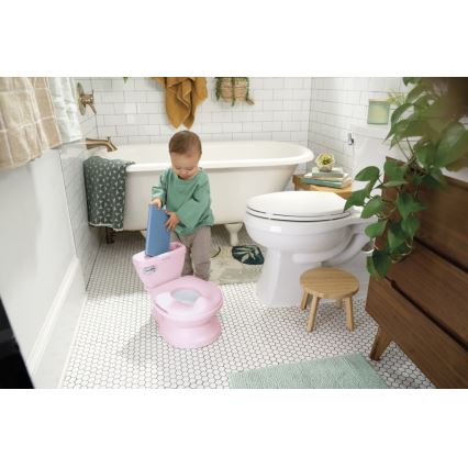 Ingenuity - Barnpottstol MY SIZE med ljud, rosa, 2xAAA