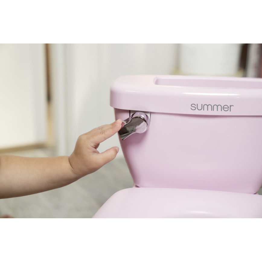 Ingenuity - Barnpottstol MY SIZE med ljud, rosa, 2xAAA