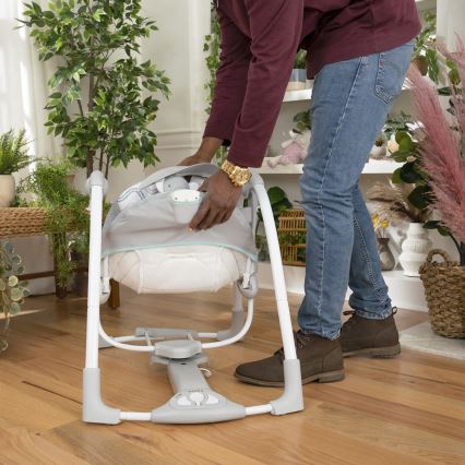 Ingenuity - Barnvibrerande gunga med melodi 2-i-1 SWELL 4xD + 1xC