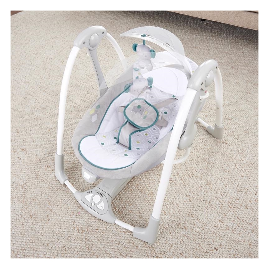 Ingenuity - Barnvibrerande gunga med melodi 2-i-1 NASH 4xLR20