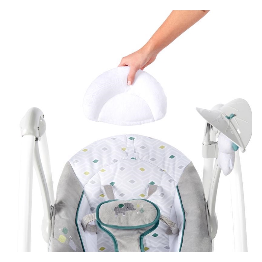 Ingenuity - Barnvibrerande gunga med melodi 2-i-1 NASH 4xLR20