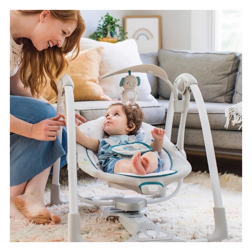Ingenuity - Barnvibrerande gunga med melodi 2-i-1 NASH 4xLR20
