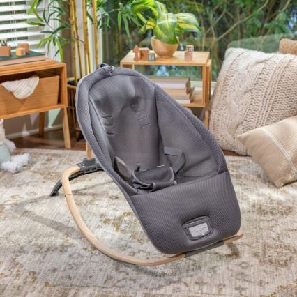 Ingenuity - Barnvibrerande liggstol med melodi EVERY SEASON WESLEY 3xC grå