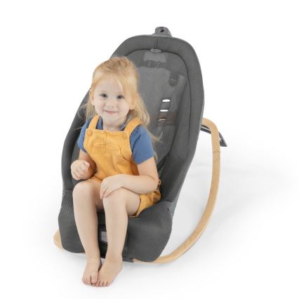 Ingenuity - Barnvibrerande liggstol med melodi EVERY SEASON WESLEY 3xC grå