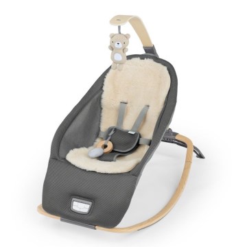 Ingenuity - Barnvibrerande liggstol med melodi EVERY SEASON WESLEY 3xC grå