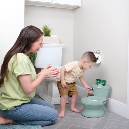 Ingenuity - Pottstol med ljud MY SIZE grön 2xAAA