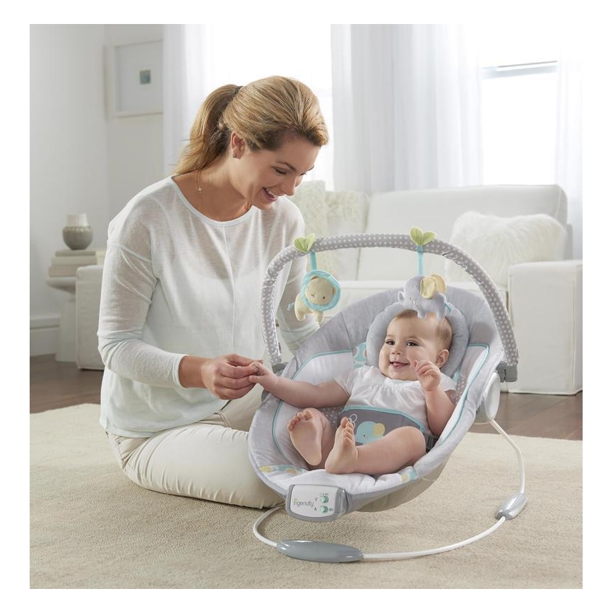 Ingenuity - Vibrerande babysitter med musik MORRISON 3xC