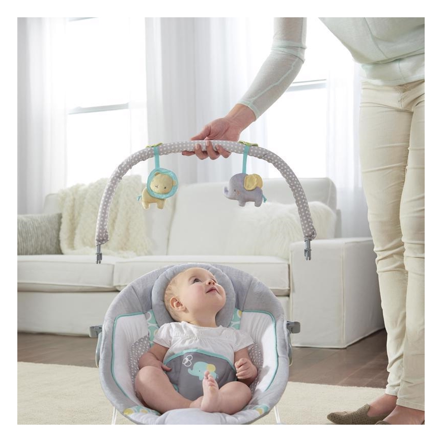 Ingenuity - Vibrerande babysitter med musik MORRISON 3xC