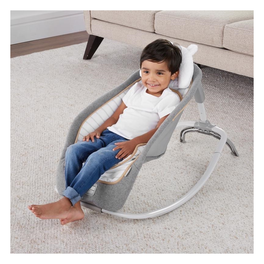 Ingenuity - Vibrerande babysitter med sång  BOUTIQUE 3xLR14