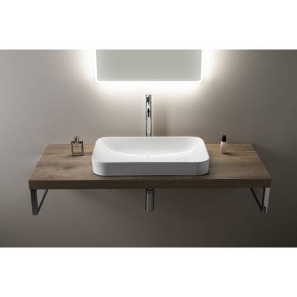 Isvea - Ovanpåliggande tvättställ AQUA 60x38 cm keramik/vit