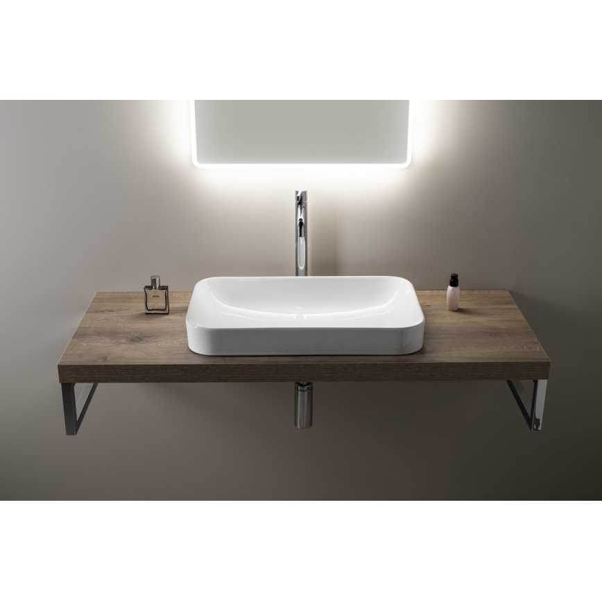 Isvea - Ovanpåliggande tvättställ AQUA 60x38 cm keramik/vit