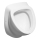 Isvea - Urinal DYNASTY med bakanslutning, vit