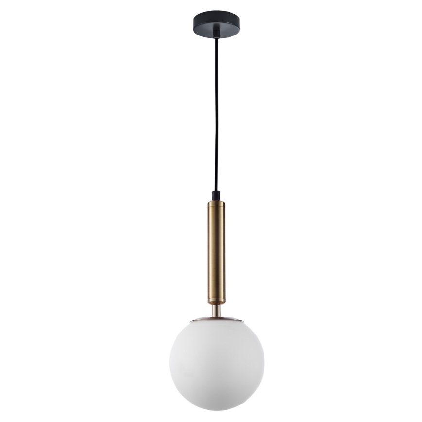 ITALUX - Esrättningsglas RAVENA E27 diameter 15 cm vit