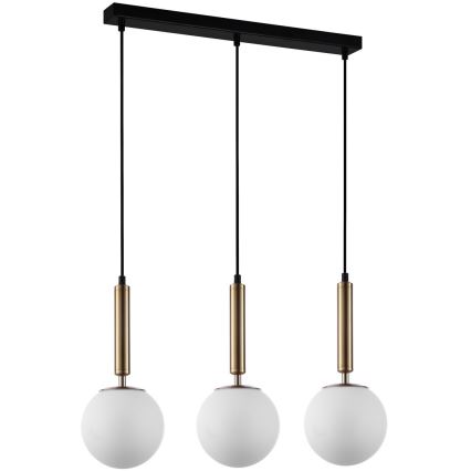 ITALUX - Esrättningsglas RAVENA E27 diameter 15 cm vit
