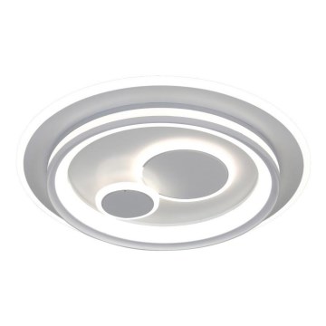 ITALUX - LED dimbar taklampa PARCO LED/55W/230V 3000-6500K Ø 50 cm vit + fjärrkontroll