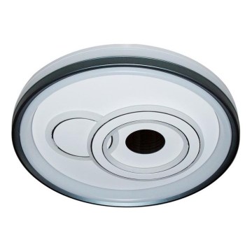 ITALUX - LED dimbar taklampa PORTA LED/40W/230V 3000-6500K Ø 50 cm svart + fjärrkontroll