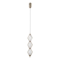 ITALUX - LED-pendel med vajer SEVILLA LED/15W/230V 3000K guld
