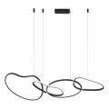 ITALUX - LED-pendellampa på vajer FONTE LED/60W/230V 3000/4000/6000K svart