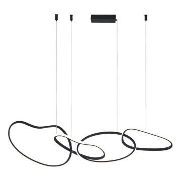ITALUX - LED-pendellampa på vajer FONTE LED/60W/230V 3000/4000/6000K svart