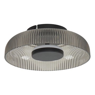 ITALUX - LED taklampa PASSO LED/8W/230V 3000K Ø 25 cm röktonad svart
