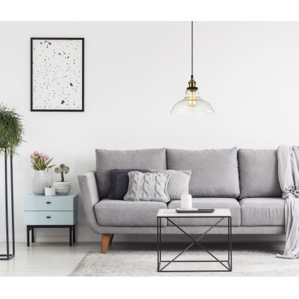 ITALUX - Taklampa på kabel HUBERT 1xE27/40W/230V