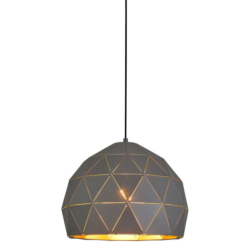 ITALUX - Ljuskrona med textilsladd HARLEY 1xE27/40W/230V svart