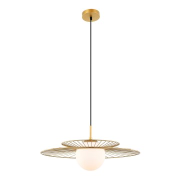 ITALUX MDM-4000/1 GD - Ljuskrona med snöre SARAH 1xE27/40W/230V