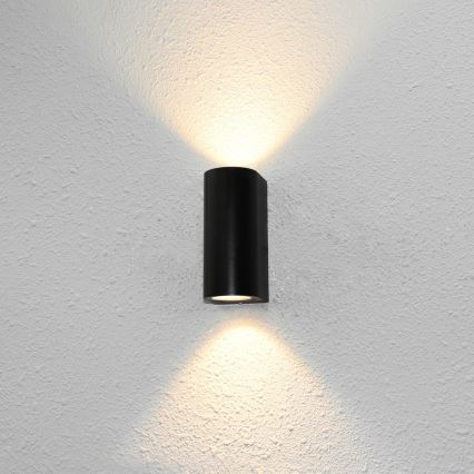 ITALUX - Utomhus vägglampa GENTA 2xGU10/40W/230V IP54 15 cm