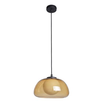 ITALUX - Pendel på vajer AINALE 1xG9/7W/230V svart/rökbrun