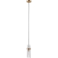 ITALUX - Pendellampa på kabel TARASO 1xE14/40W/230V guldfärgad