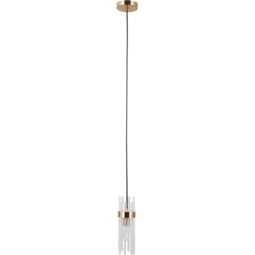 ITALUX - Pendellampa på kabel TARASO 1xE14/40W/230V guldfärgad