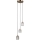 ITALUX - Pendellampa TORNO 3xE14/40W/230V guldig