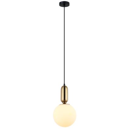 ITALUX - Taklampa ALDEVA 1xE27/40W/230V Ø 20 cm svart/brons
