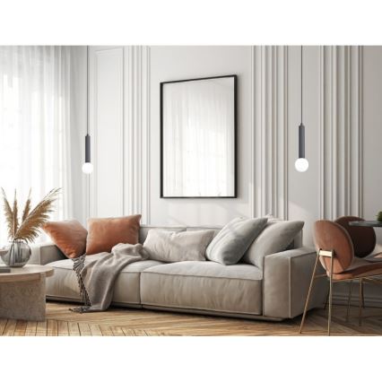 ITALUX - Pendellampa på sladd FILANO 1xG9/5W/230V svart