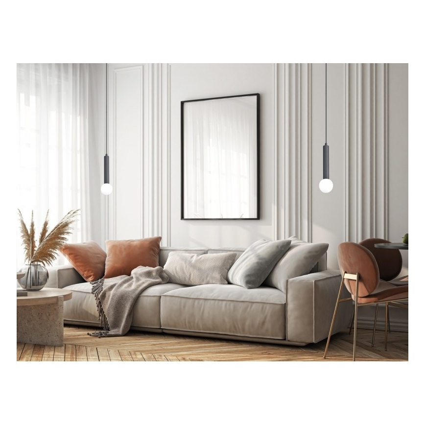 ITALUX - Pendellampa på sladd FILANO 1xG9/5W/230V svart