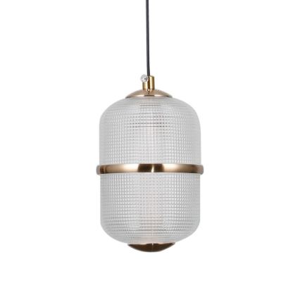ITALUX - LED-pendellampa ALANI på vajer 5xLED/5,6W/230V 3000K svart/guld