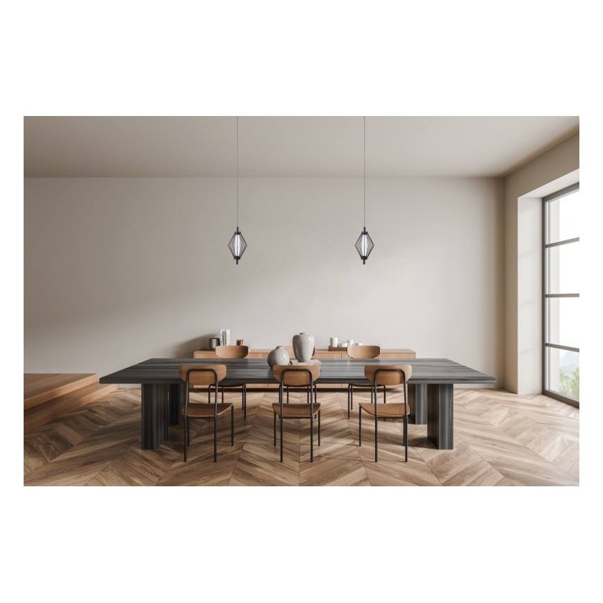 ITALUX - SEVILLA LED taklampa med vajer LED/5W/230V 3000K svart