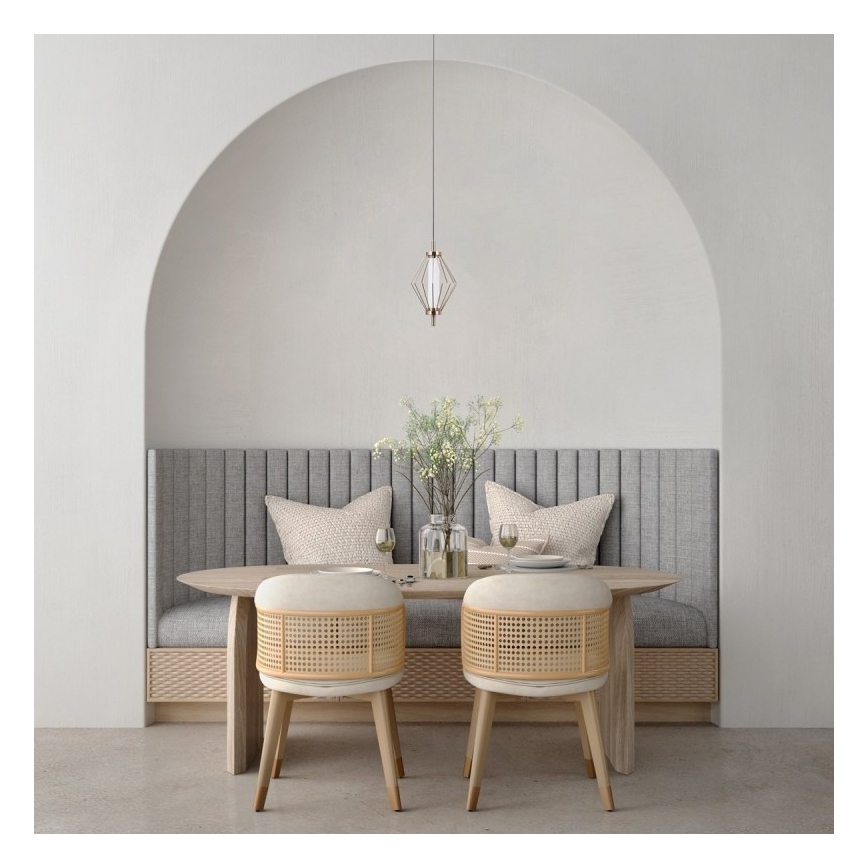 ITALUX - LED-pendellampa med kabel SEVILLA LED/5W/230V 3000K guld