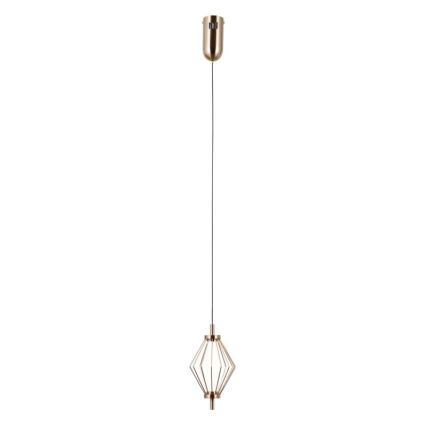 ITALUX - LED-pendellampa med kabel SEVILLA LED/5W/230V 3000K guld